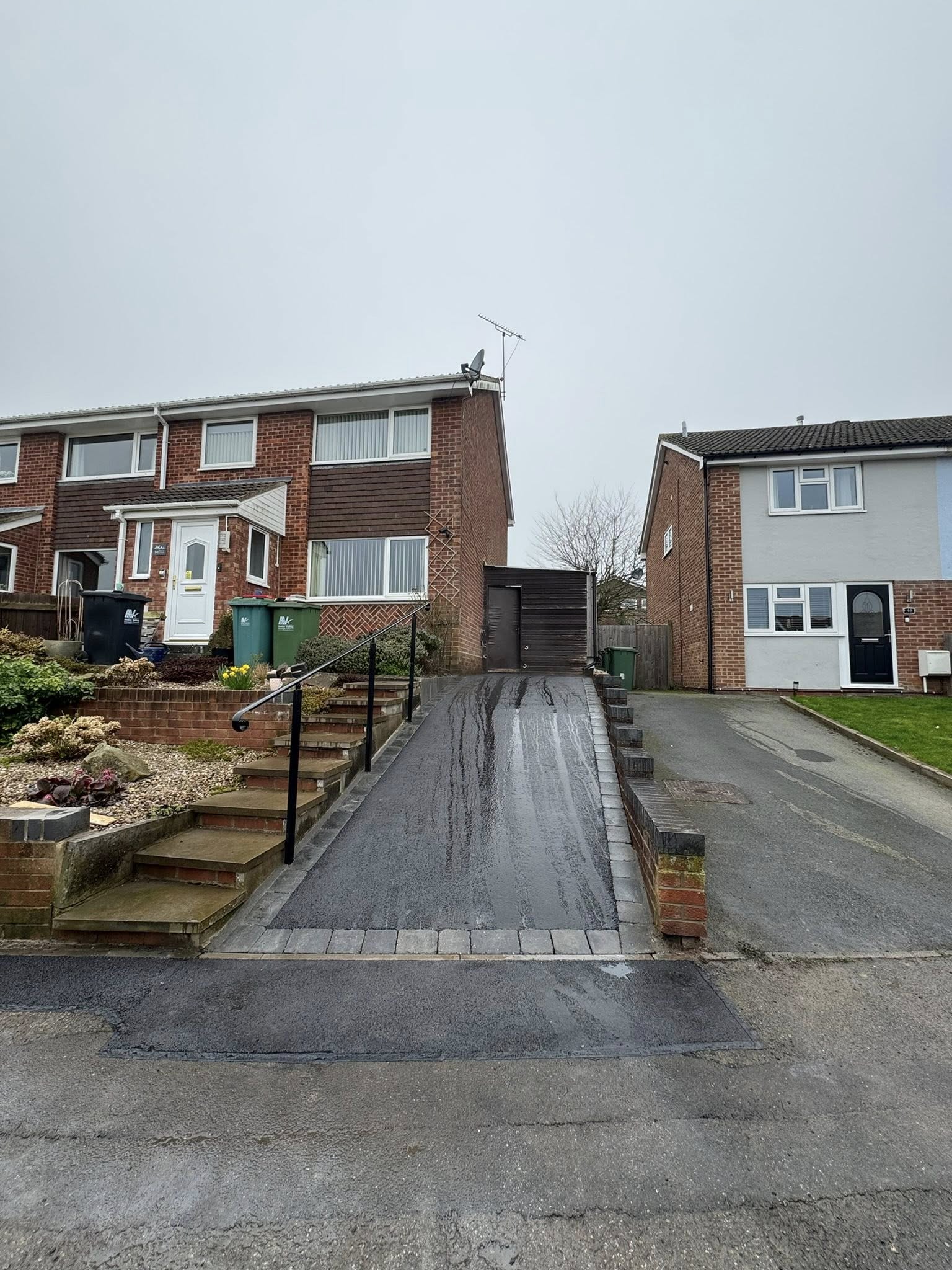 Block paving driveway installed by JGS Construction in Derbyshire
