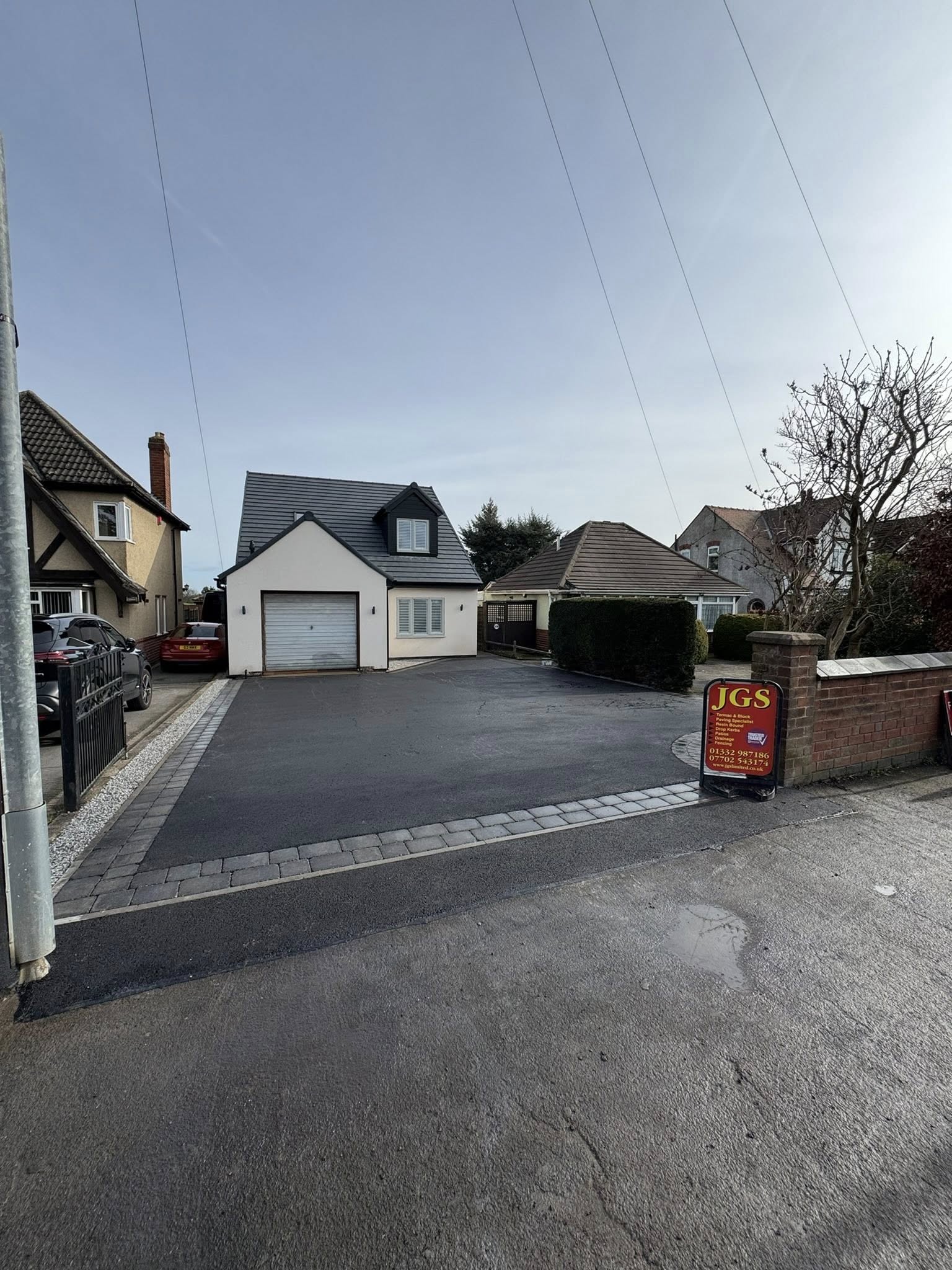 JGS block paving driveway Belper Derbyshire